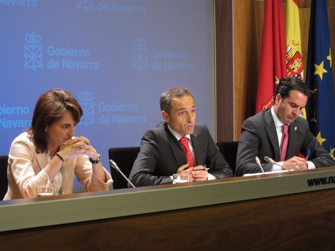 Marta Vera, Juan Luis Sánchez de Muniáin e Iñigo Alli.