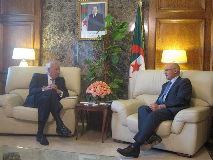 José Manuel García Margallo y el ministro de Energía de Argelia