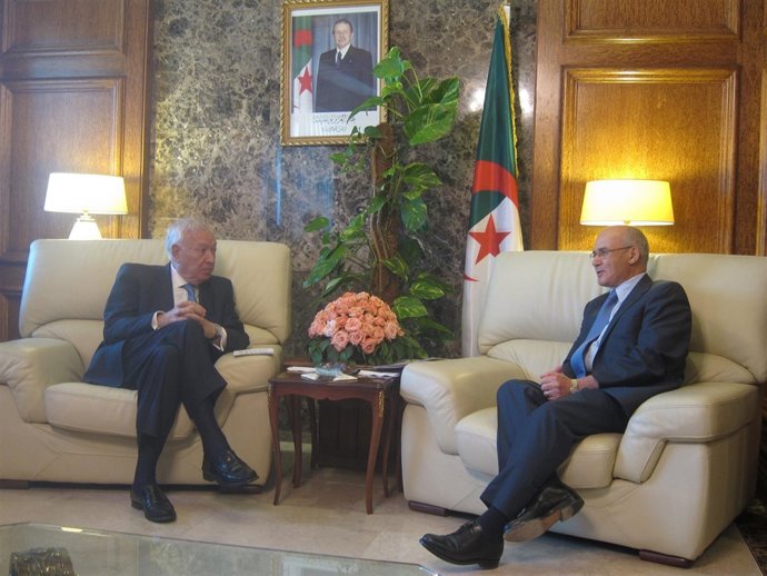 José Manuel García Margallo y el ministro de Energía de Argelia