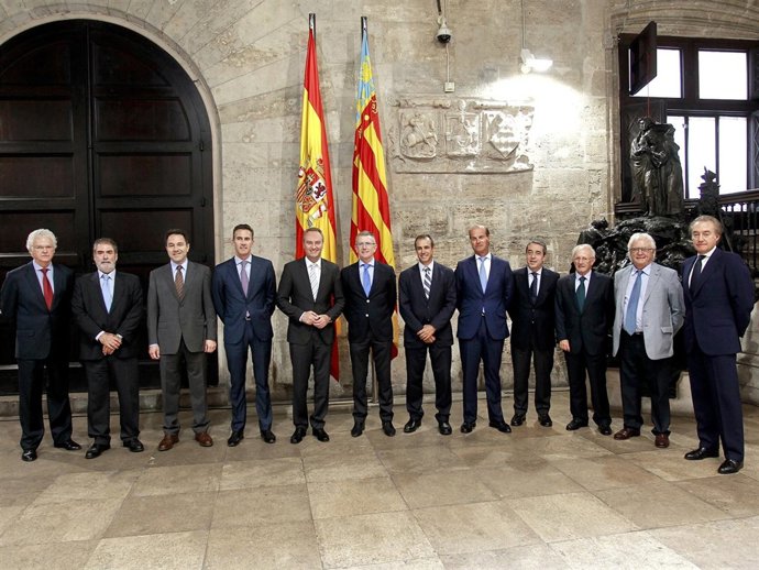 Consejo de Aguas de Valencia con Fabra