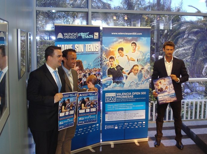 Juan Carlos Ferrero en la presentación del Valencia Open 500 Promesas
