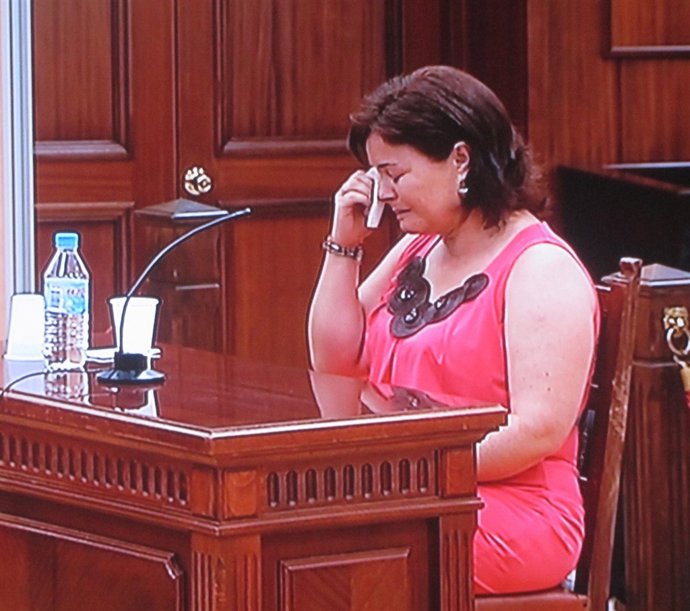 Ruth Ortiz en el juicio