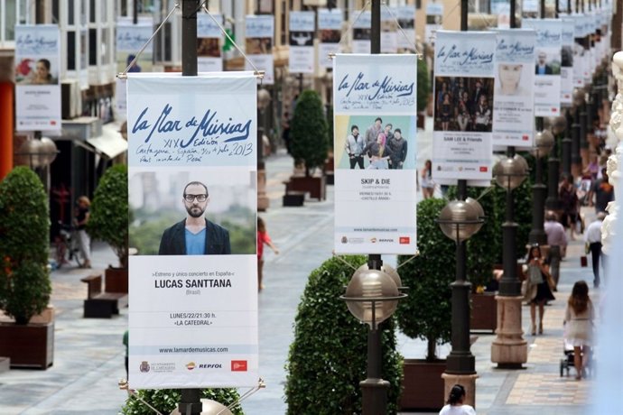Carteles de La Mar de Músicas de Cartagena