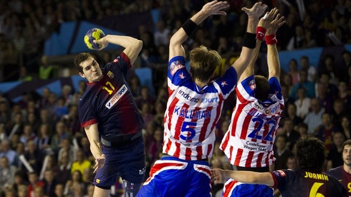 El jugador de balonmano Ángel Montoro