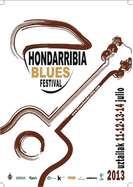 Cartel Hondarribia Blues 2013