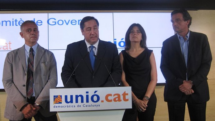 Antoni Font, Josep Maria Pelegrí, Montse Surroca i Benet Maimí, UDC