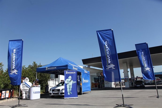 Campaña de revisión de neumáticos de Michelin y Repsol