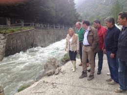 Espadaler visita la zona afectada en el Pirineu de Lleida