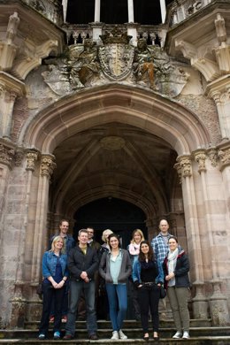 Profesores británicos en el Palacio de Sobrellano