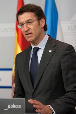 alberto nunez feijoo informa en rolda de prensa dos asuntos tratados na reunion 