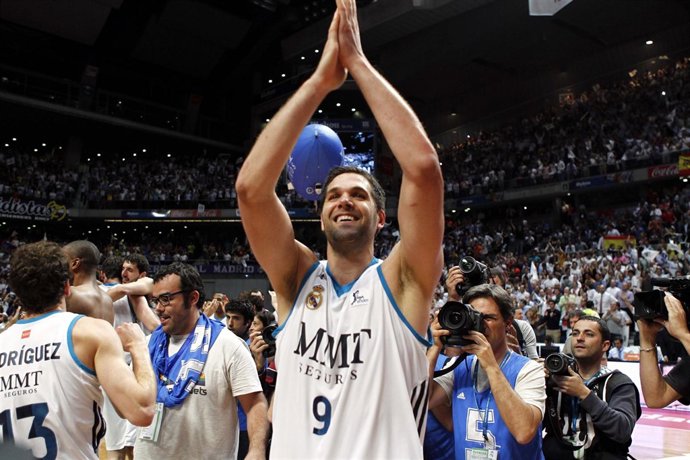 Felipe Reyes tras conquistar la Liga 2012/13