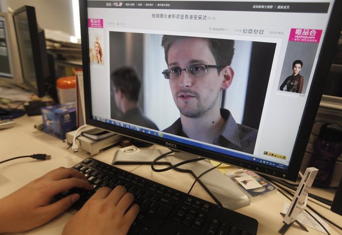 El informático y exagente de la CIA Edward Snowden 