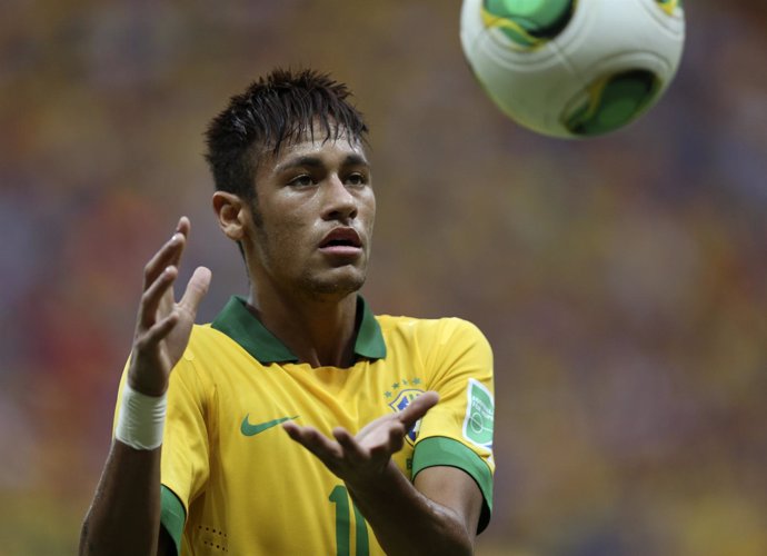 Neymar en la Confederaciones