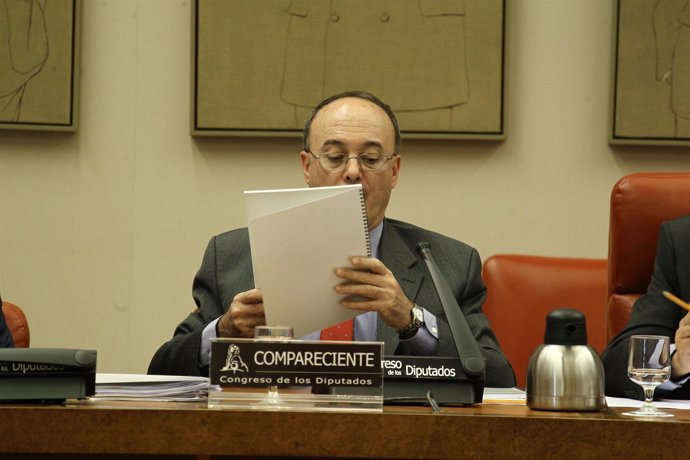 Luis Linde, en el Congreso
