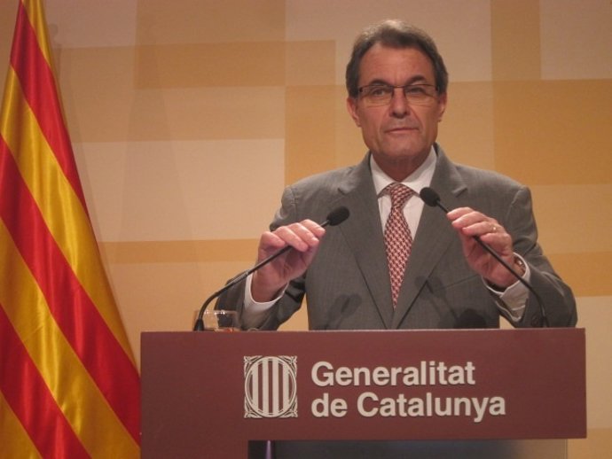 El presidente de la Generalitat, Artur Mas