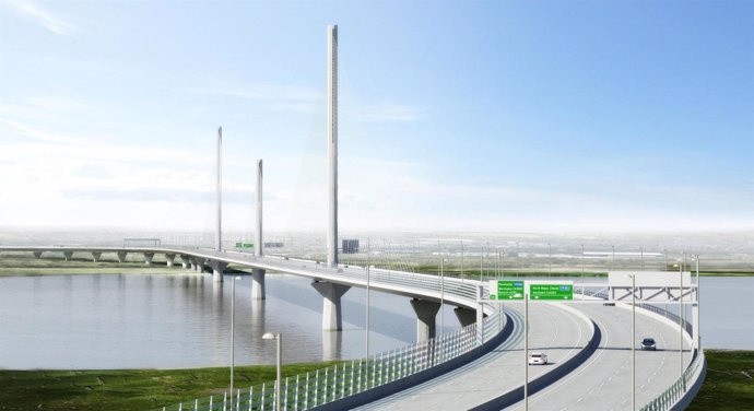 Puente de Mersey que FCC construirá en Reino Unido