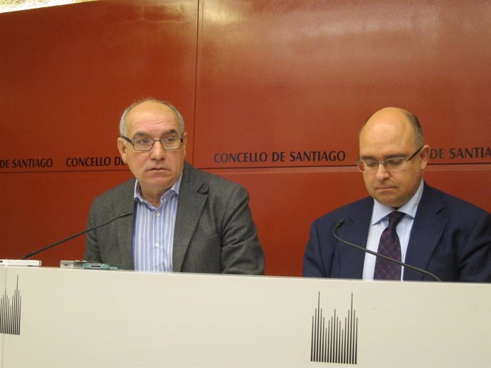 Comparecencia de los ediles del PSOE Bernardino Rama y Francisco Reyes