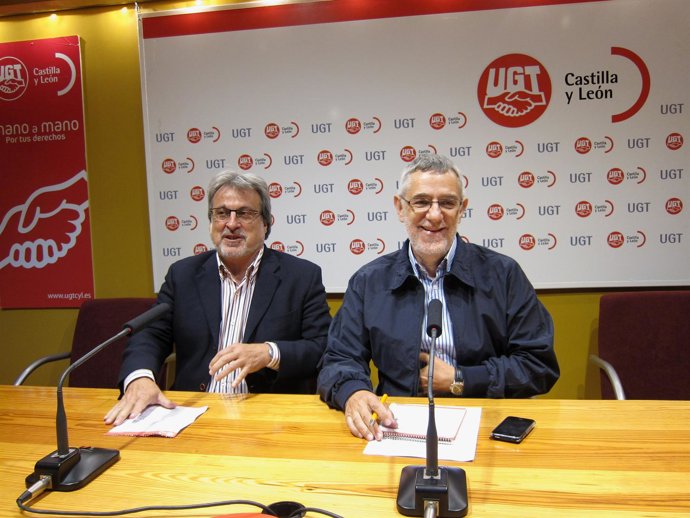 González e IU comparecen tras reunirse UGT e IU