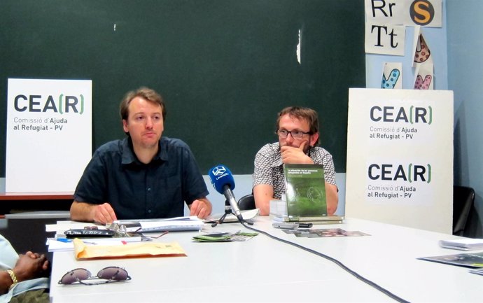 Jaume Durà y Daniel Sanjuan, abogados de CEAR en Valencia