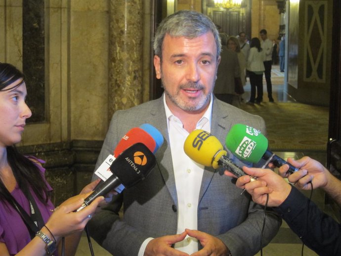 El portavoz del PSC, Jaume Collboni