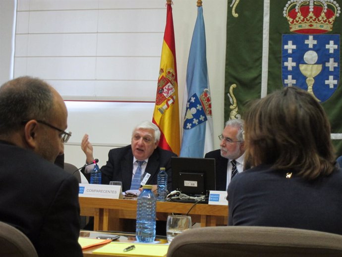 Comisión de investigación de las cajas en el Parlamento gallego.