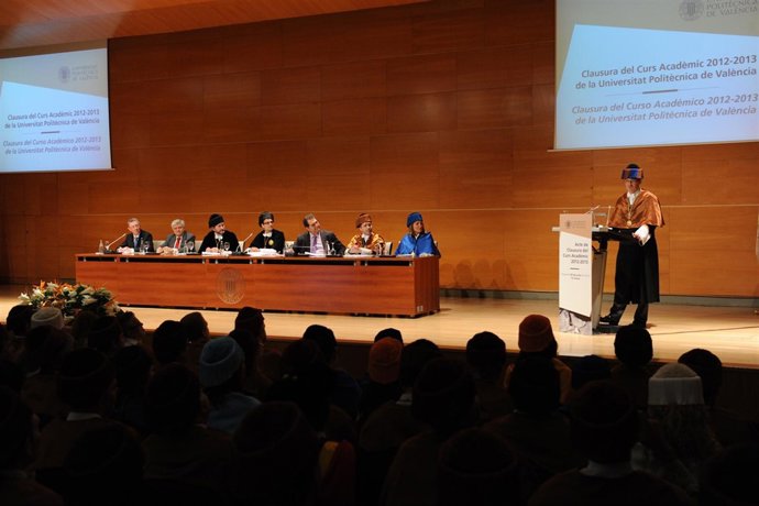 Clausura del curso académico de la UPV