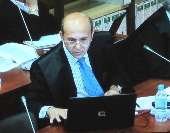 Del Nido en un momento del juicio del caso 'Minutas'