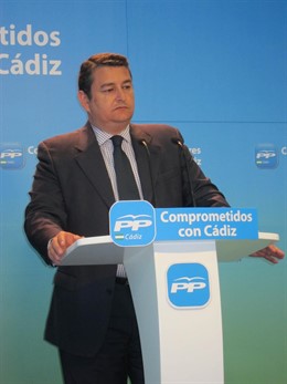 Antonio Sanz, presidente del PP de Cádiz