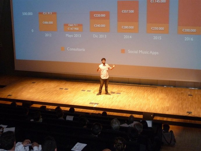 Uno de los emprendedores del 'Foro de inversión de las industrias creativas'