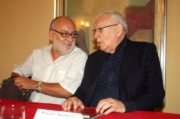 De izquierda a derecha: Gerardo Vera y Miguel Narros