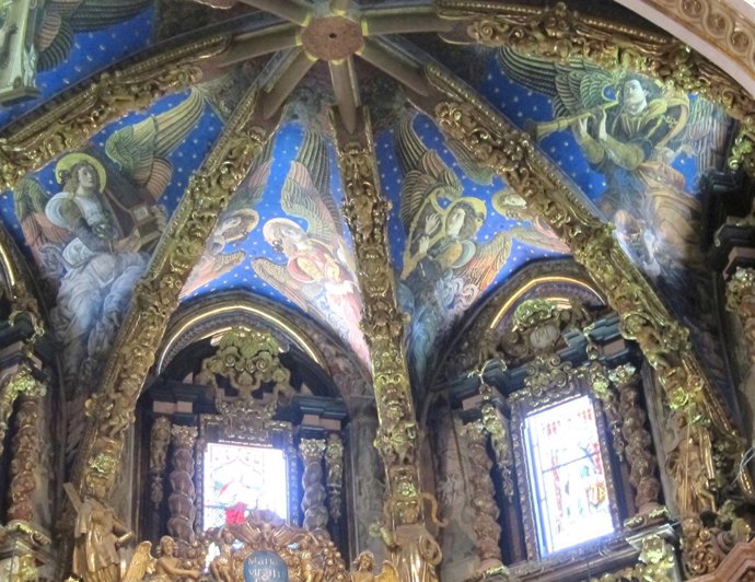 Imagen de los ángeles músicos de la Catedral de Valencia