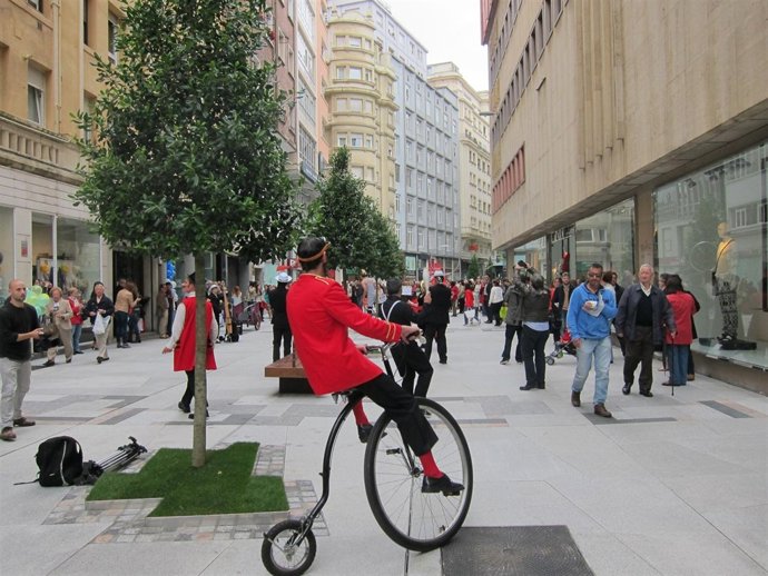 Inauguración de la peatonalizacion