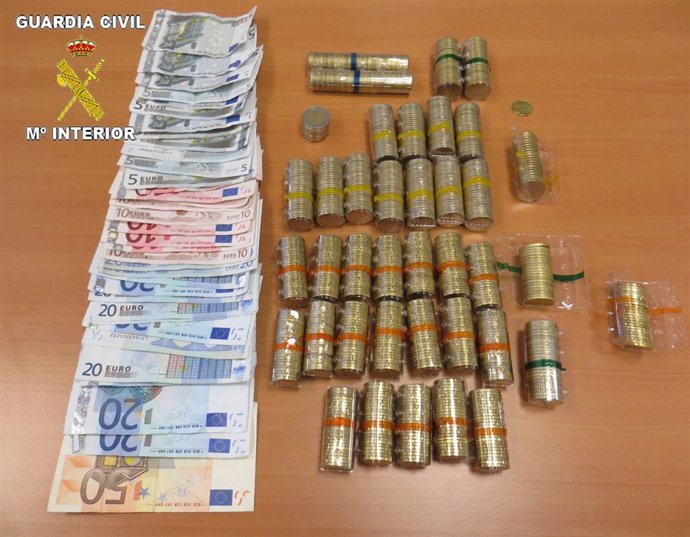 Imagen del dinero recuperado