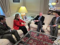 Valcárcel se reunió esta semana en dos ocasiones con Pastor, que le aseguró que se mantiene llegada del AVE en 2014