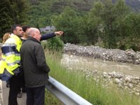 Vila cifra en 12 millones los daños en carreteras del Govern y sistemas de saneamiento