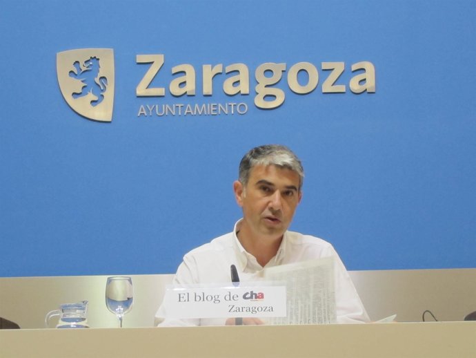 El portavoz de CHA, Juan Martín