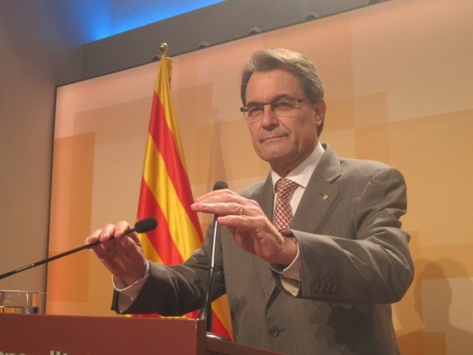 El presidente de la Generalitat, Artur Mas