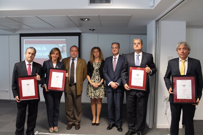 Accenture, Asepeyo, FCC y Mahou, certificados AENOR de Empresa Saludable