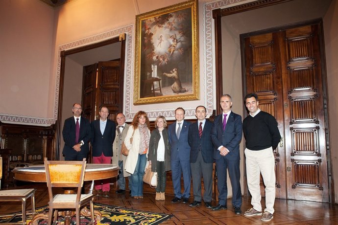 Presentación del cuadro restaurado