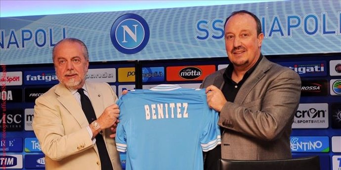 El entrenador del Nápoles, Rafa Benítez