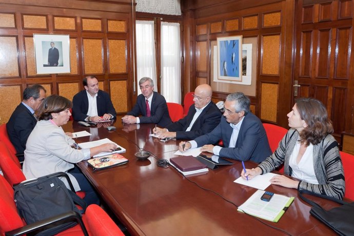 Un instante de la reunión