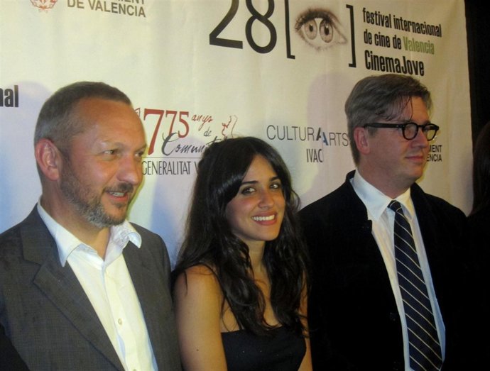 Macarena García, entre Jonathan Hodgson y Tomas Alfredson 