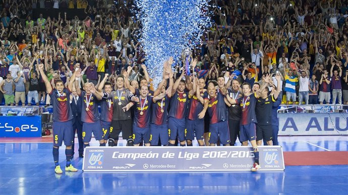 El Barcelona, campeón de la Liga Nacional de Fútbol Sala