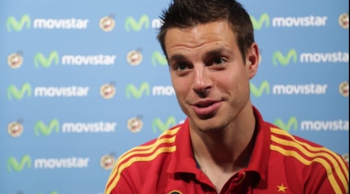 El jugador de la selección española Cesar Azpilicueta en