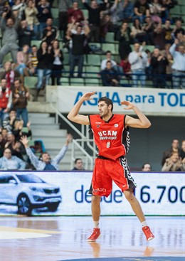 El jugador del UCAM Murcia Jose Angel Antelo