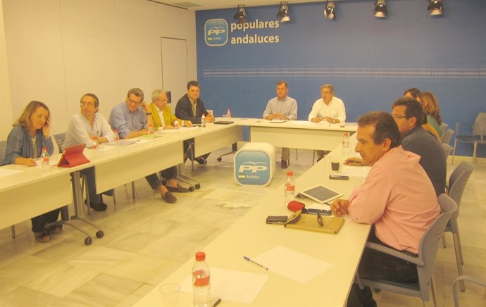 Zoido preside la reunión preparatoria del Debate del Estado de la Comunidad