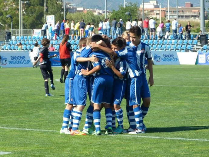 El Espanyol, a cuartos en la Danone Nations Cup