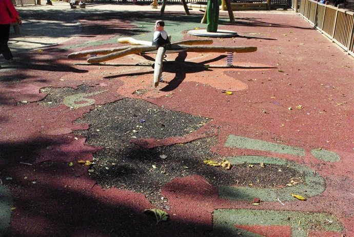 Zona de juegos infantil en Valencia