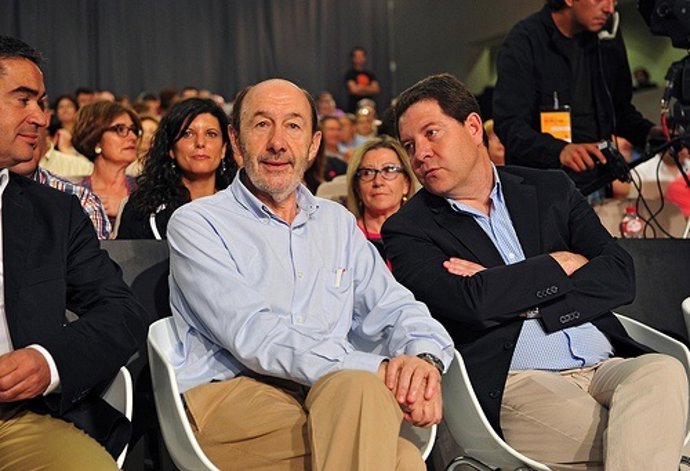 Rubalcaba y Page en Albacete