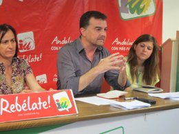 El coordinador general de IULV-CA, Antonio Maíllo